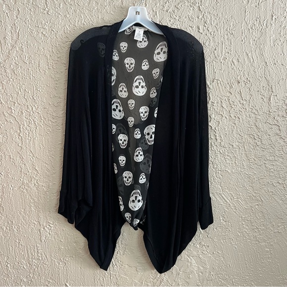 ✈️ i•ner Skull Cardigan